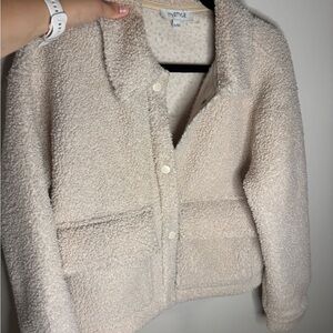 Style Envy Cream Teddy Jacket